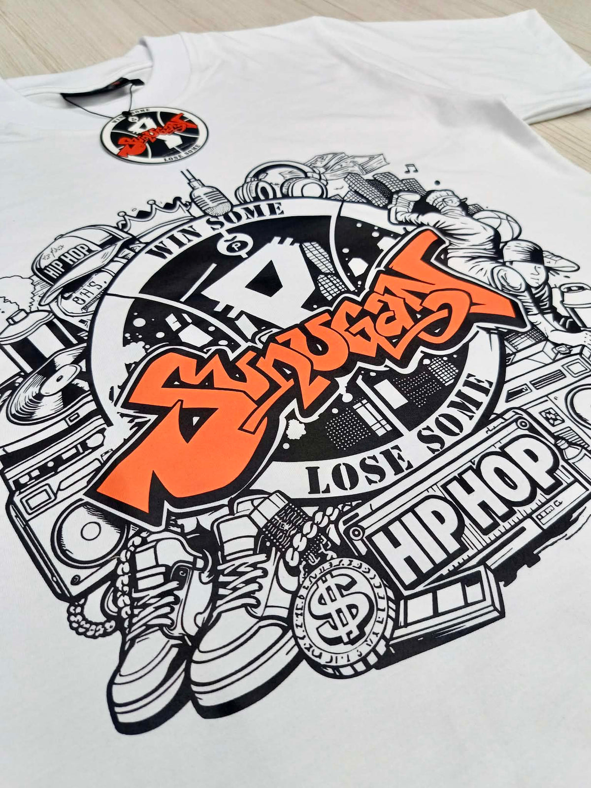 Peso Ballin x Sunugan T-Shirt "Hip-Hop Elements"