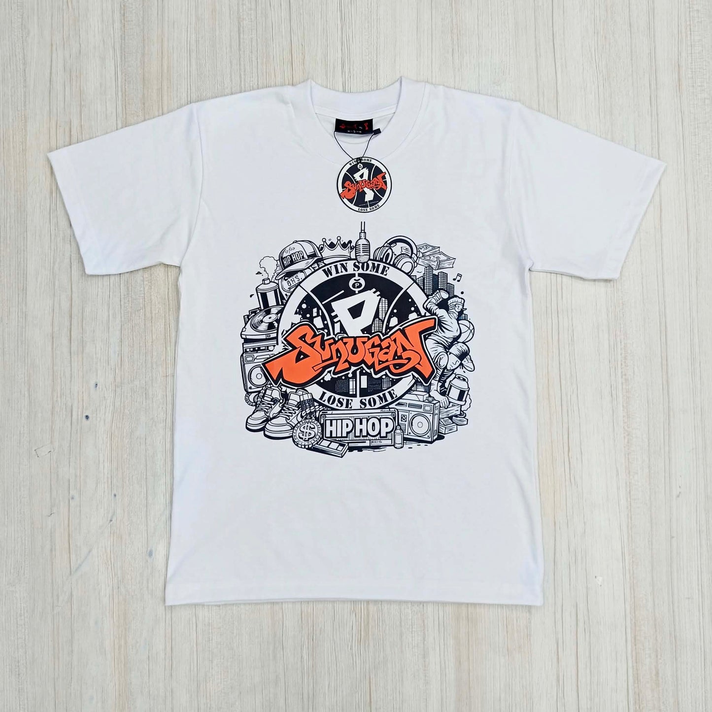 Peso Ballin x Sunugan T-Shirt "Hip-Hop Elements"